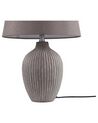 Ceramic Table Lamp Brown FERGUS_824108