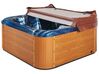 Square Hot Tub with LED Blue LASTARRIA_818751