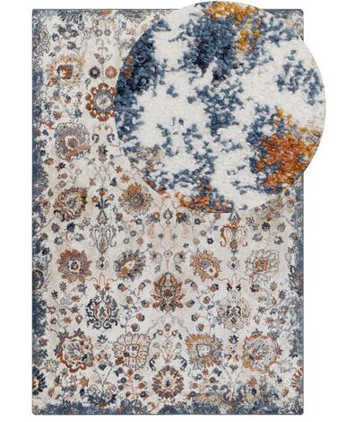 Teppich mehrfarbig 200 x 300 cm abstraktes Muster AKORI