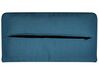 Sofá-cama de 3 lugares em tecido azul ROXEN_793798