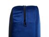 3 Seater Velvet Fabric Sofa Navy Blue CHESTERFIELD_693765