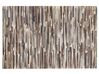 Tapis patchwork en cuir multicolore 140 x 200 cm TUZLUCA_780683