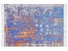 Teppich mehrfarbig 150 x 230 cm abstraktes Muster Fransen Kurzflor ACARLAR_850004