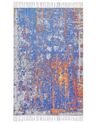 Teppich mehrfarbig 150 x 230 cm abstraktes Muster Fransen Kurzflor ACARLAR_850004
