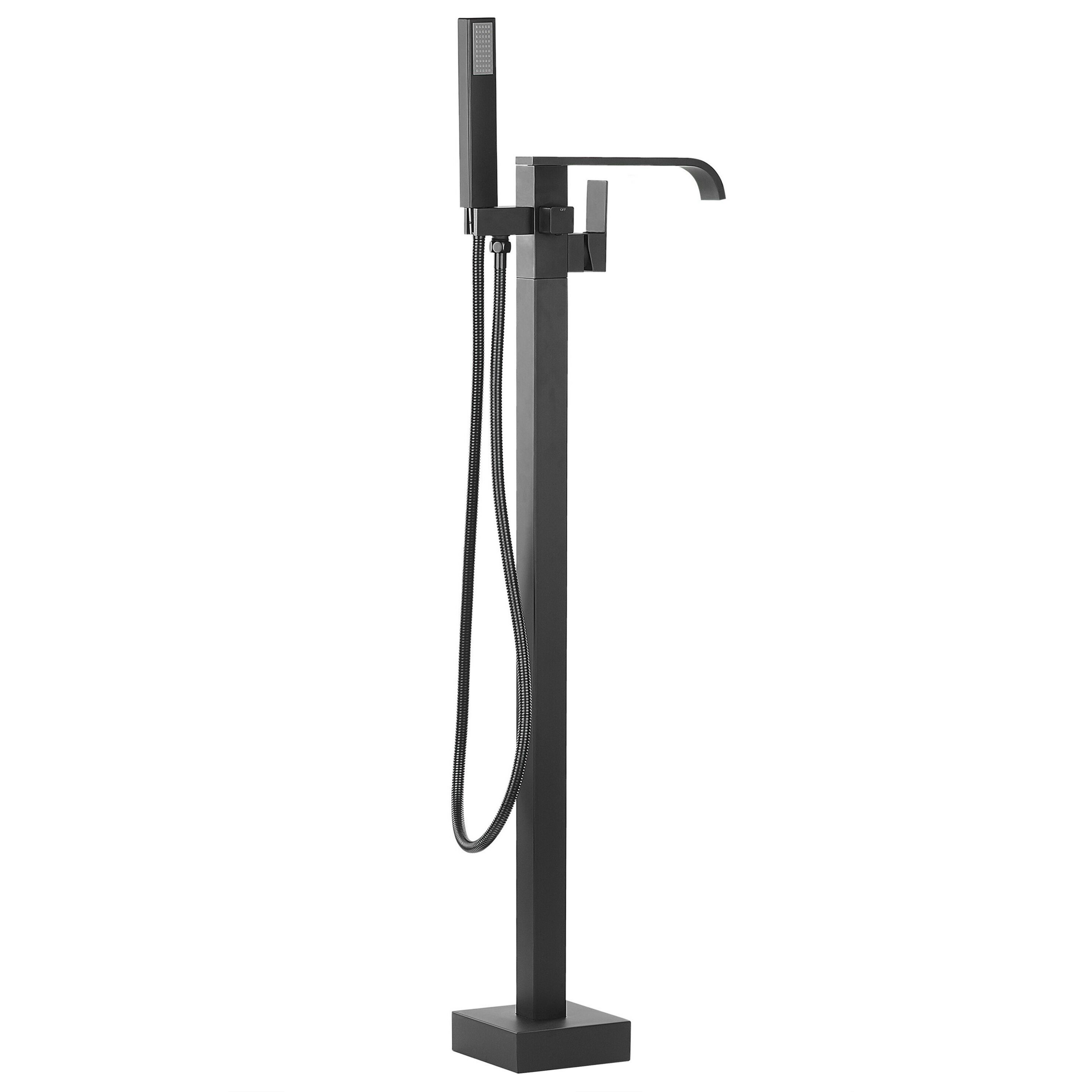 Beliani Freestanding Bathtub Faucet Niagara Black