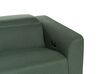2-istuttava sohva kangas sähkösäädettävä USB-portti tummanvihreä ULVEN_905042