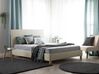 Fabric EU Super King Size Bed Beige SENNEZ_714095