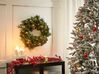 Osvícený vánoční věnec ⌀ 60 cm zelený ELBRUS_881158