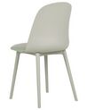 Set of 2 Dining Chairs Light Green FOMBY_902832