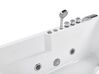 Left Hand Whirlpool Bath with LED 1690 x 810 mm White ARTEMISA_821373