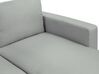 Fabric Corner Sofa Bed with Storage Light Grey SOMMEN _723425