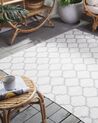 Oboustranný šedý koberec s geometrickým vzorem  140x200 cm AKSU_739086