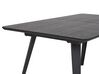 Rozkladací jedálenský stôl 160/200 x 90 cm čierny IRVINGTON_786009