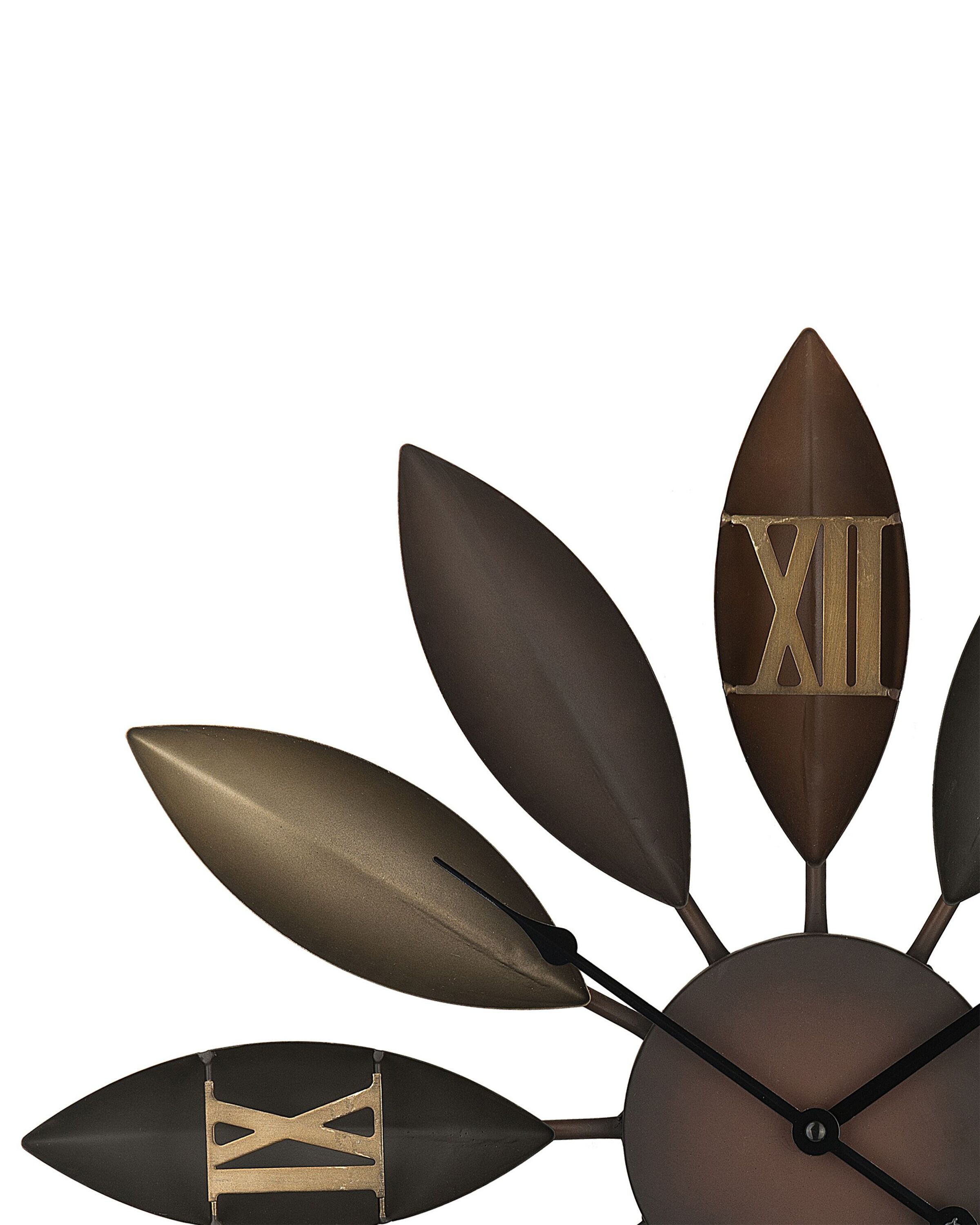 Zegar ścienny ø 55 cm brązowy BEINWIL