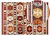 Alfombra kilim de lana naranja/rojo/marrón 200 x 300 cm AYGAVAN_859280