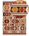 Kelim Teppich Wolle mehrfarbig 200 x 300 cm geometrisches Muster Kurzflor AYGAVAN_859280