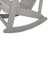 Cadeira de baloiço de jardim cinzenta clara ADIRONDACK_873012