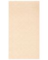 Tappeto pelliccia sintetica beige 80 x 150 cm GHARO_866664