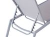 Chaise longue en acier grise NOLI_781041