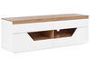 Mueble TV blanco/madera clara 140 x 40 cm CHEVAL_826913