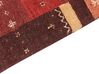 Tapis gabbeh en laine rouge 80 x 150 cm SINANLI_855898