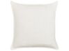 Set of 2 Linen Cushions 45 x 45 cm Off-White SUBULATA_838524