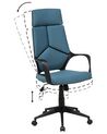Swivel Office Chair Teal and Black DELIGHT_754902