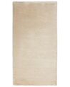 Teppich Viskose beige 80 x 150 cm Kurzflor GESI II_811515