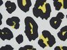 Conjunto de 2 cojines de poliéster negro/blanco/amarillo 45 x 45 cm KARDITSA_818616