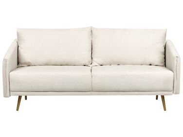 3-istuttava sohva kangas vaalea beige MAURA