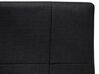 Lit japonais en tissu noir à eau 180x200 cm VICHY_458514