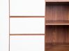 3 Drawer Sideboard White with Dark Wood PITTSBURGH_427172