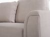 Right Hand Fabric Corner Sofa with Ottoman Beige OSLO_285478