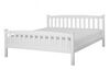 Wooden EU Double Size Bed White GIVERNY_751127