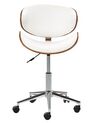 Armless Desk Chair White ROTTERDAM_713240