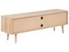 Mueble TV madera clara 150 x 39 cm FRANKLIN_754835
