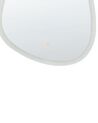 Miroir lumineux à LED argenté ø 78 cm BETHUNE_844403