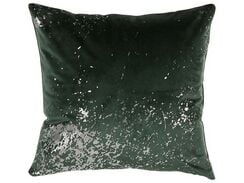 Tummanvihreä samettinen koristetyyny 45 x 45 cm HONEYWORT Tummanvihreä samettinen koristetyyny 45 x 45 cm HONEYWORT
