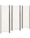 Folding 5 Panel Room Divider 270 x 170 cm White NARNI_802628