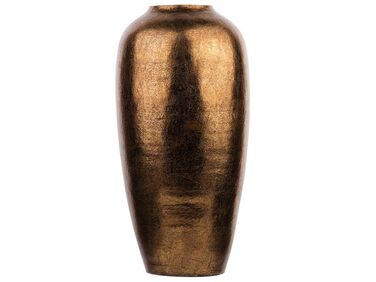 Lesklá zlatá dekorační váza LORCA