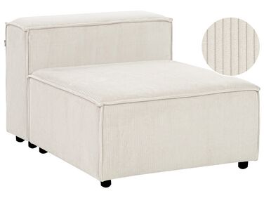 1 personers sofamodul off-white fløjl APRICA