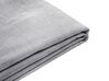 Capa em tecido cinzento creme 160 x 200 cm para cama FITOU_748739