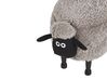 Fabric Storage Animal Stool Grey SHEEP_783612