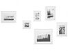 Wall Gallery of Landscapes 6 Frames White ZINARE_819483