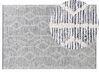 Krátkovlasý koberec krémově šedý 140 x 200 cm EDREMIT_802989
