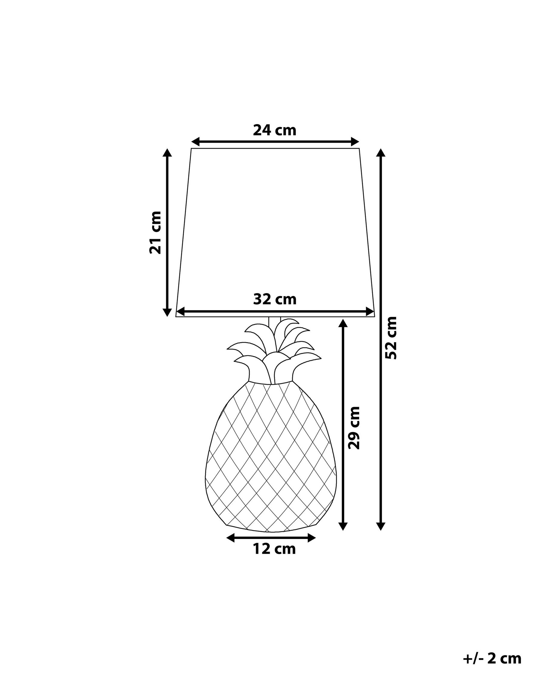 Pendentif Doré En Forme D'ananas - Bijou Fantaisie - Occasion