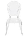 Set of 2 Accent Chairs Acrylic Clear VERMONT_691726