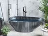 Banheira autónoma em acrílico preto com efeito de mármore 170 x 80 cm RIOJA_809414