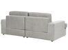 Conjunto de sofás 5 lugares em tecido cinzento claro ALLA_893883