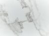 Mesa de centro efecto mármol de vidrio templado negro/blanco 77 x 47 cm GLOSTER_823506